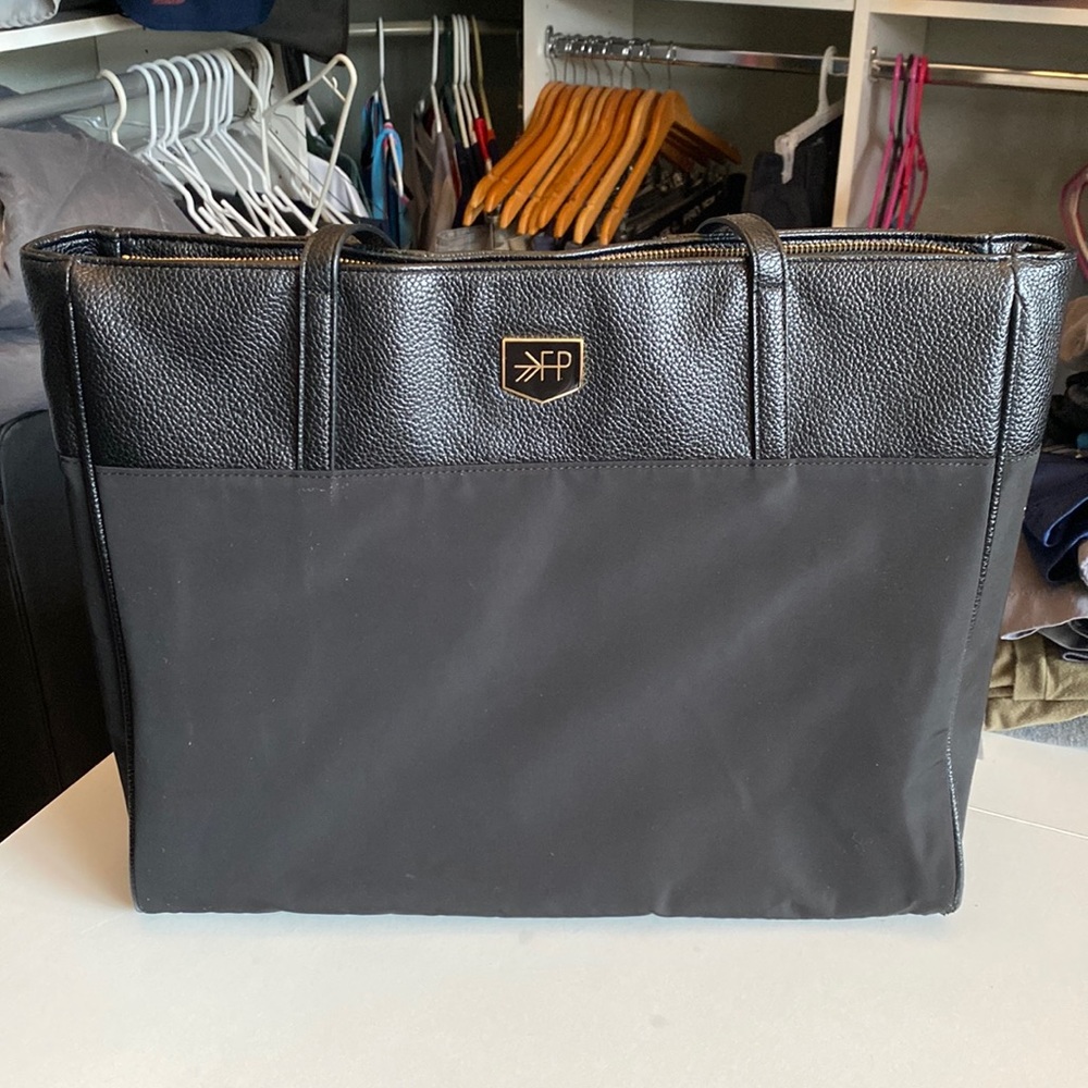 Freshly picked every day diaper bag tote black nylon